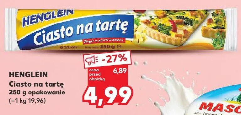 Ciasto na tartę Henglein promocja w Kaufland