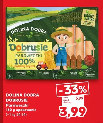Paróweczki Dolina Dobra Dobrusie promocja w Kaufland