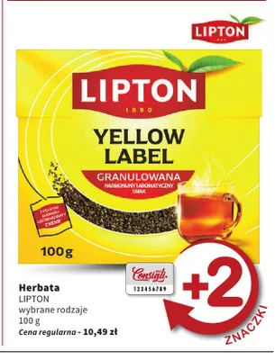 Herbata Lipton promocja w Intermarche