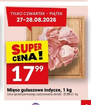 Mięso gulaszowe indycze promocja w Twój Market