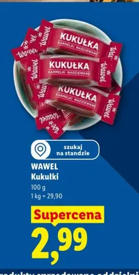 Cukierki Kukułki Wawel promocja w Lidl