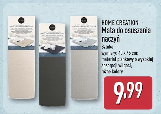 Mata do osuszania naczyń promocja w Aldi