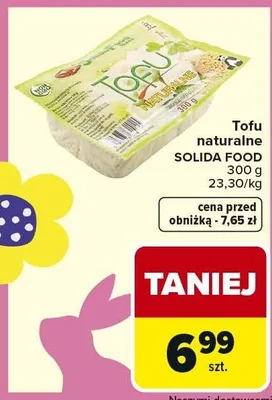 Tofu naturalne promocja w Carrefour Market