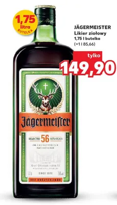 Likier ziołowy Jägermeister promocja w Kaufland