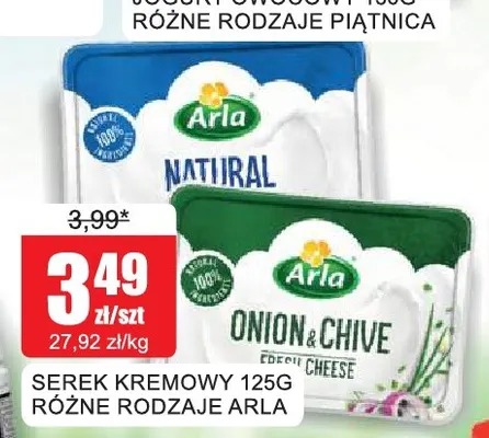 Serek kremowy Onion & Chive Arla promocja w Bingo