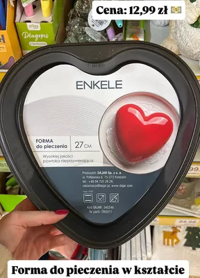 Forma do pieczenia w kształcie serca promocja w Dino