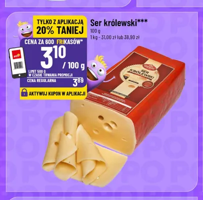 Ser królewski Sierpc promocja w POLOmarket