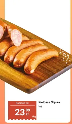Kiełbasa Śląska luz promocja w Dino