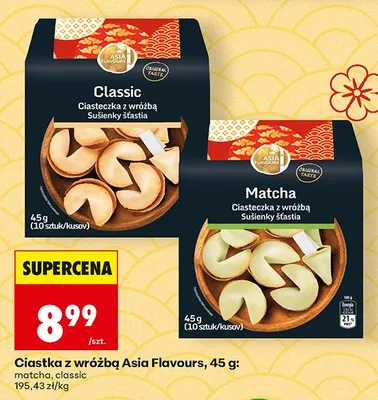 Ciastka z wróżbą Classic Asia Flavours promocja w Biedronka