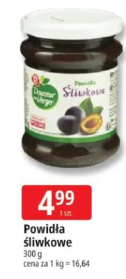 Powidła śliwkowe Douceur du Verger promocja w Leclerc