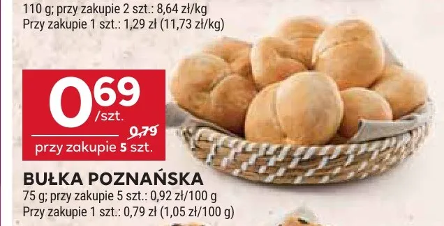 Bułka poznańska promocja w Stokrotka