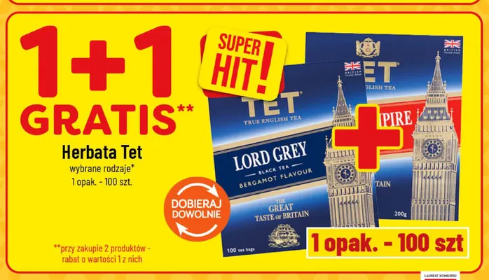 Herbata Tet promocja w POLOmarket
