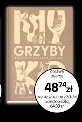 Książka Grzyby oprawa twarda promocja w Empik