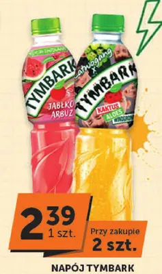 Napój Tymbark kaktus aloes winogrono promocja w Groszek