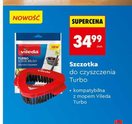 Szczotka do czyszczenia Turbo Vileda promocja w Biedronka