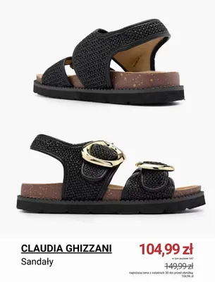 Sandały Claudia Ghizzani promocja w Deichmann