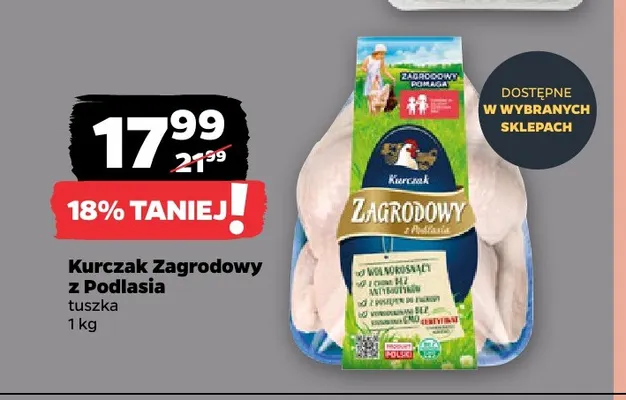 Kurczak z Podlasia tuszka promocja w Netto