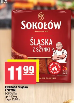 Kiełbasa śląska z szynki Sokołów promocja w SPAR