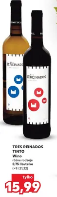 Wino Tinto różne rodzaje promocja w Kaufland