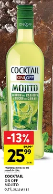 Cocktail On Off Mojito promocja w Intermarche