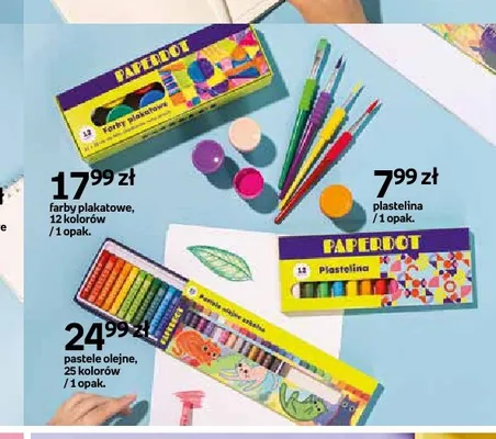 Farby plakatowe Paperdot promocja w Empik
