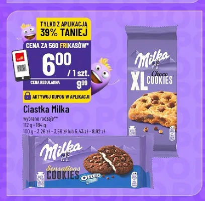 Ciastka Milka XL Cookies Choco promocja w POLOmarket