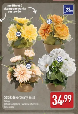 Stroik dekorowany misa promocja w Aldi