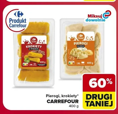 Pierogi ruskie Carrefour Classic promocja w Carrefour Market