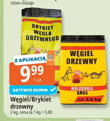 Brykiet drzewny promocja w Leclerc