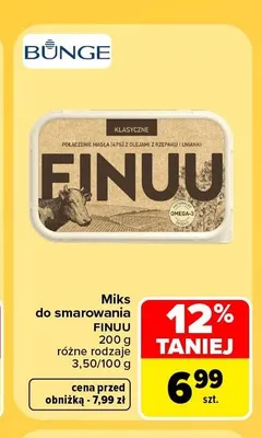 Miks do smarowania Finuu klasyczne promocja w Carrefour Market