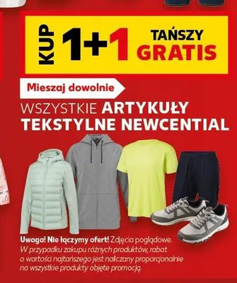 Artykuły tekstylne Newcential promocja w Kaufland