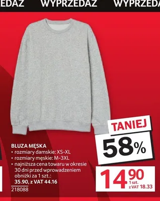 Bluza męska promocja w Selgros