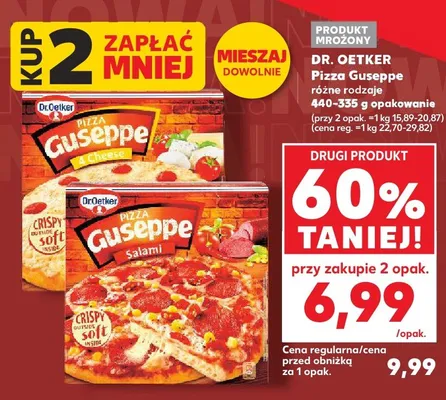 Pizza Guseppe Salami Dr. Oetker promocja w Kaufland