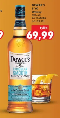 Whisky DEWAR'S 8 YO 40% alk. promocja w Kaufland