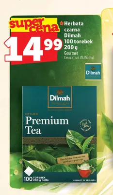 Herbata czarna Dilmah Gourmet promocja w TOPAZ