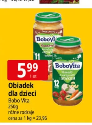 Obiadek dla dzieci BoboVita promocja w Leclerc