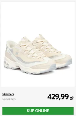 Sneakersy Skechers D'Lites promocja w eobuwie.pl