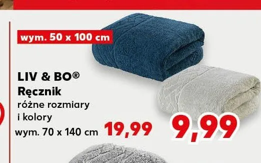 Ręcznik LIV & BO promocja w Kaufland