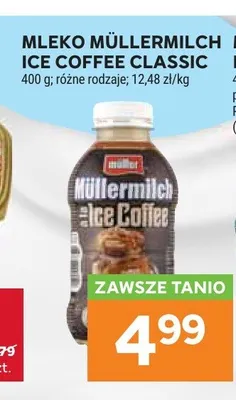 Mleko smakowe Müllermilch Ice Coffee Classic promocja w Stokrotka