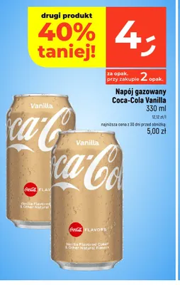 Napój gazowany Coca-Cola Vanilla promocja w Dealz