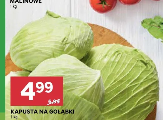 Kapusta na gołąbki promocja w Stokrotka