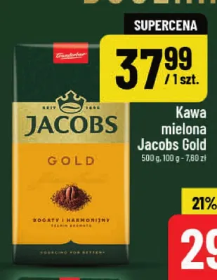 Kawa mielona Jacobs Gold promocja w POLOmarket