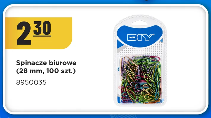 Spinacze biurowe MR.D.I.Y. 28 mm promocja w MR. DIY