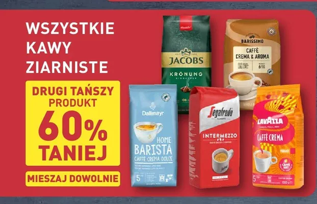 Kawy ziarniste promocja w Aldi