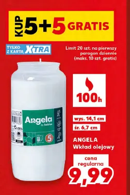 Wkład olejowy Angela promocja w Kaufland