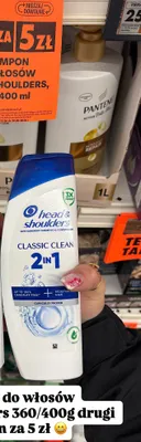 Szampon do włosów Head & Shoulders Classic Clean 2in1 promocja w Biedronka