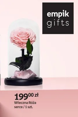 Wieczna róża serce promocja w Empik