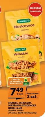 Włoskie orzechy Bakalland promocja w Euro Sklep