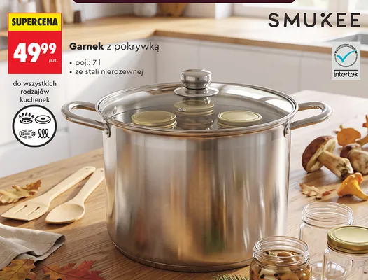 Garnek z pokrywką Smukee promocja w Biedronka