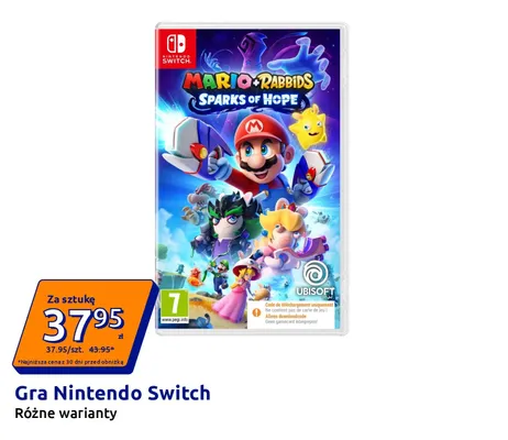 Gra Nintendo Switch Mario + Rabbids Sparks of Hope promocja w Action